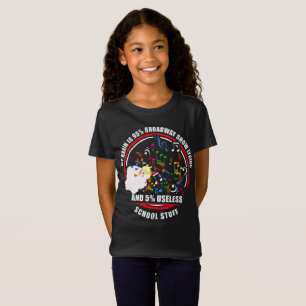 T-Shirt Mon cerveau est professeur de musique de textes