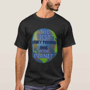 T-shirt Mon Cesky Terrier Est Le Meilleur Chien Du Monde
