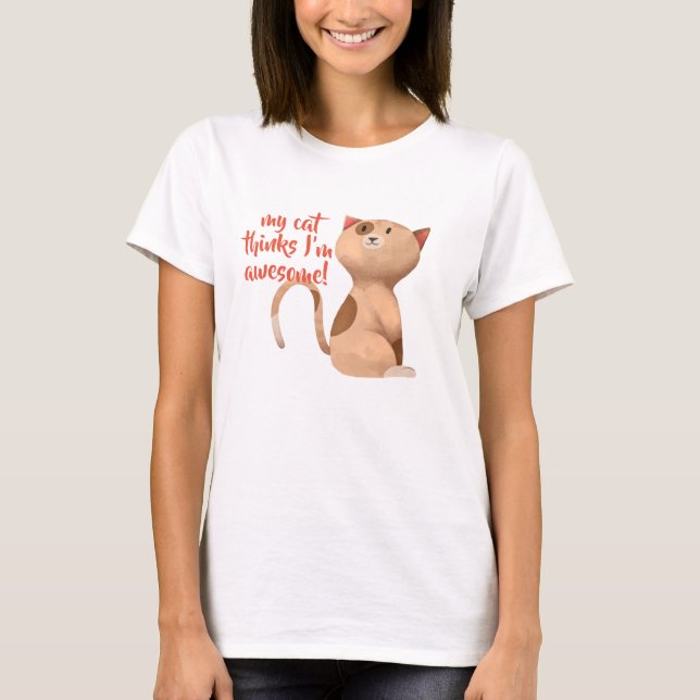 T-shirt Mon chat (Devant)