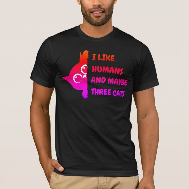 T-shirt Mon chat aime le baseball  (Devant)