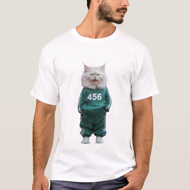 T-shirt Mon chat est dans ma chemise (Devant)
