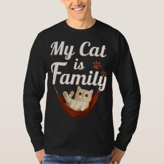T-shirt Mon chat est de la famille