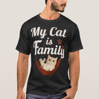 T-shirt Mon chat est de la famille