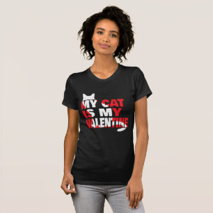 T-shirt Mon chat est ma Saint Valentin