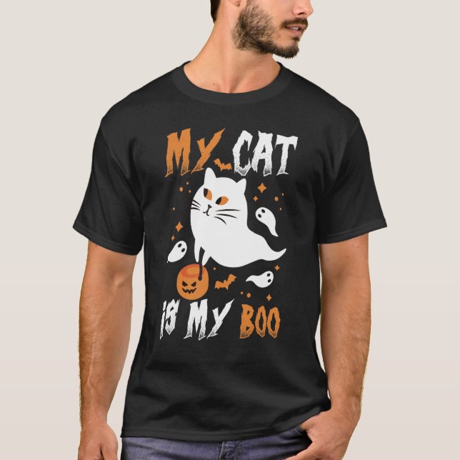 T-shirt Mon chat est mon chéri (Devant)