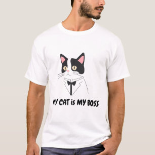 T-shirt Mon Chat Est Mon Patron