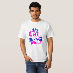T-shirt Mon chat mon meilleur ami
