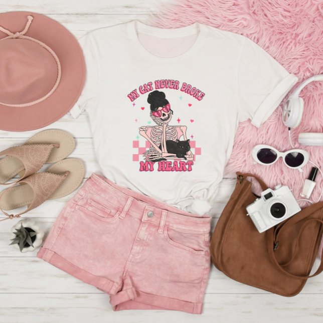 T-shirt Mon chat ne m'a jamais brisé le coeur (Créateur téléchargé)