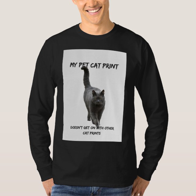 T-shirt Mon chat pour animaux de compagnie Imprimer Fantai (Devant)