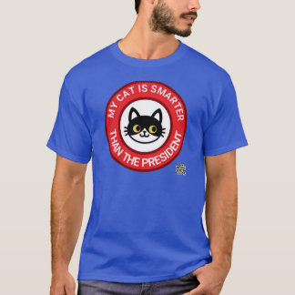T-shirt Mon Chat Tuxedo Est Plus Intelligent Que Le Présid