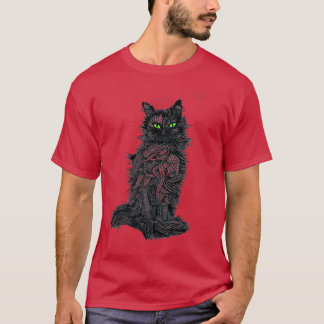 T-shirt Mon chat vert