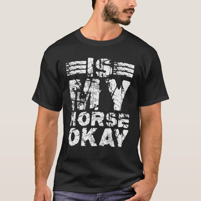 T-shirt Mon cheval est-il correct (Devant)