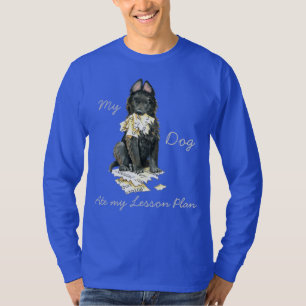 T-shirt Mon chien de berger belge a mangé mon plan de