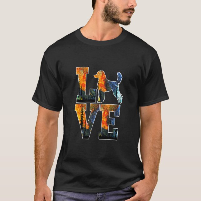 T-shirt Mon chien de caniche (Devant)