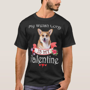 T-shirt Mon Chien De Corgi Gallois Est Mon Amant De Valent