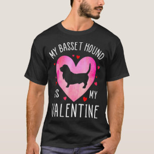 T-shirt Mon chien de pari est mon chien d'amour valentin