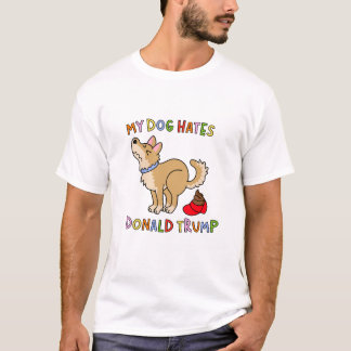 T-shirt Mon Chien Déteste Donald Trump