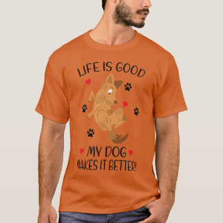T-shirt Mon chien en fait un meilleur Amoureux des chiens