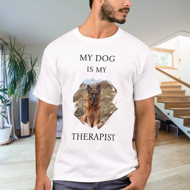 T-shirt Mon chien est ma photo thérapeutique (Créateur téléchargé)