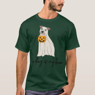 T-shirt Mon Chien Est Mon Boo Drôle Propriétaire Chien Boo
