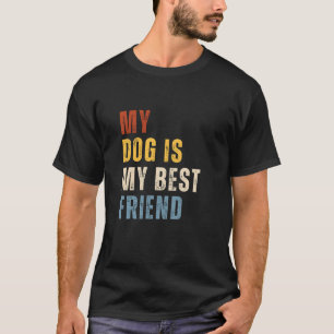 T-shirt Mon Chien Est Mon Meilleur Ami Amoureux des chiens