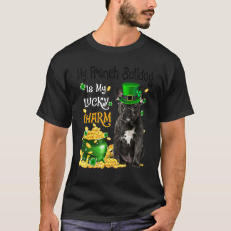 T-shirt Mon Chien Français Est Mon Chanceux Chic Chien Mig