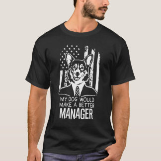 T-shirt Mon chien meilleur gestionnaire élection Corgi