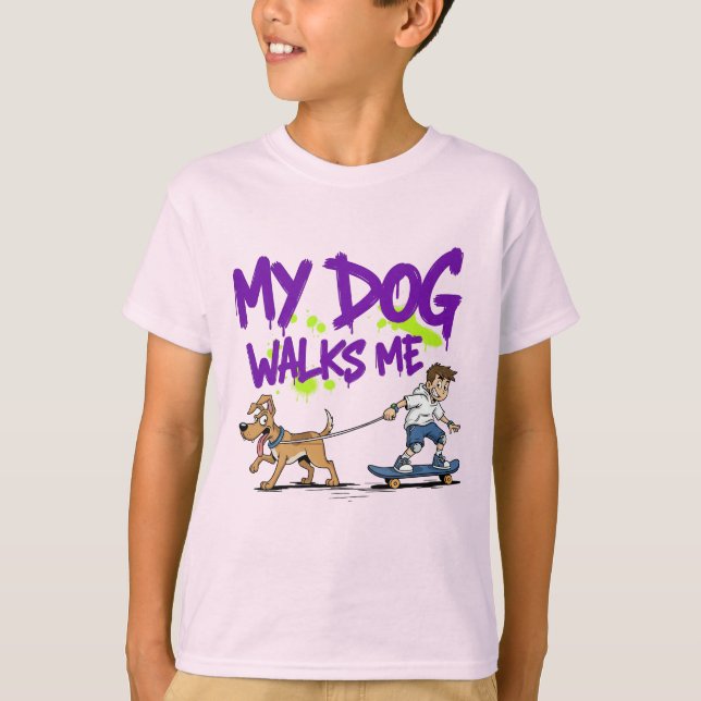 T-shirt Mon chien, mon patron (Devant)