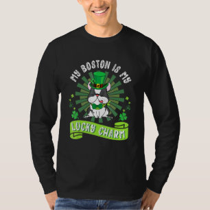 T-shirt Mon Chien Terrier De Boston Est Mon Charme Lucrati
