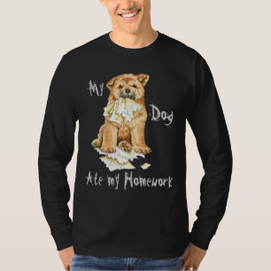 T-shirt Mon Chow Chow A Mangé Mes Devoirs
