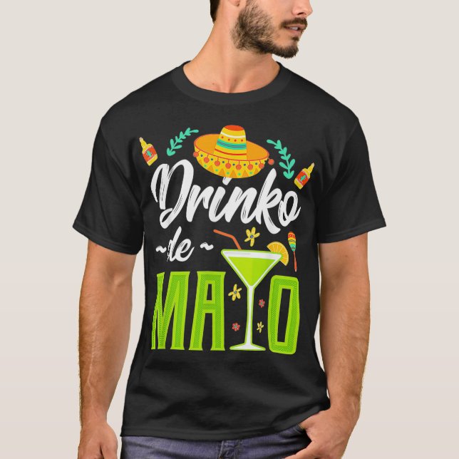 T-shirt Mon Cinco De Mayo Drôle Design  (Devant)