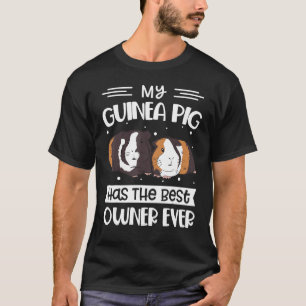 T-shirt Mon Cochon De Guinée A Le Meilleur Propriétaire Ja