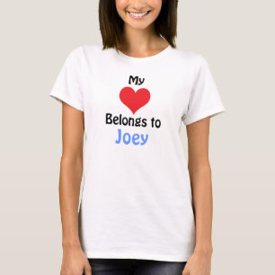 T-shirt Mon coeur appartient à Joey