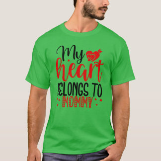 T-shirt Mon coeur appartient à maman01