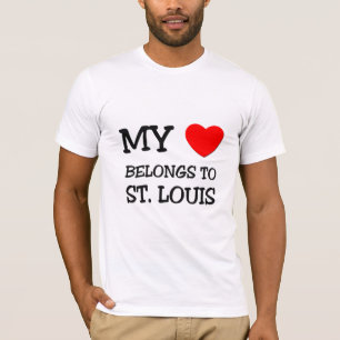 T-shirt Mon coeur appartient à ST LOUIS