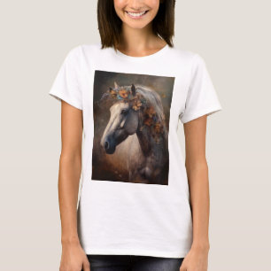 T-shirt Mon Coeur Appartient À Un Cheval Naturel Personnal