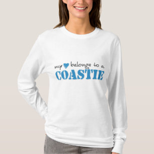 T-shirt Mon coeur appartient à un Coastie