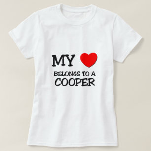 T-shirt Mon coeur appartient à un TONNELIER