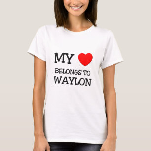 T-shirt Mon coeur appartient à Waylon