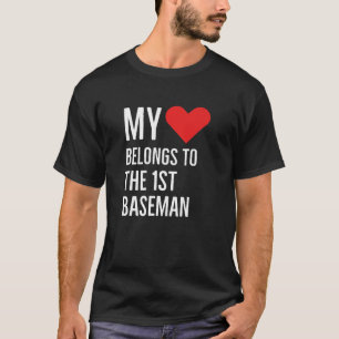 T-shirt Mon Coeur Appartient Au 1Er Anniversaire De Basema