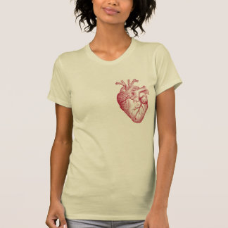 T-shirt Mon coeur (contour rouge)