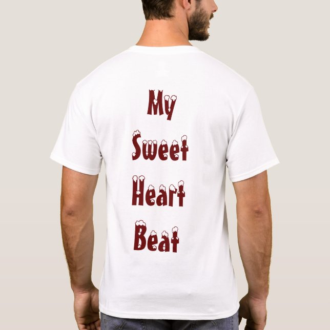 T-shirt Mon coeur doux Beat (Dos)