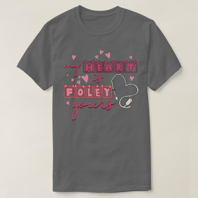 T-shirt Mon Coeur Est Foley Votre Amusante Urologie Infirm (Design devant)