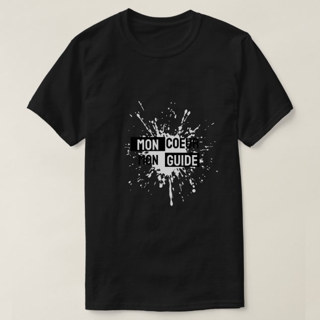 T-shirt Mon cœur est mon guide (Design devant)
