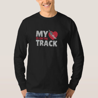 T-shirt Mon Coeur Est Sur Cette Voie Fière D'Accueillir Le