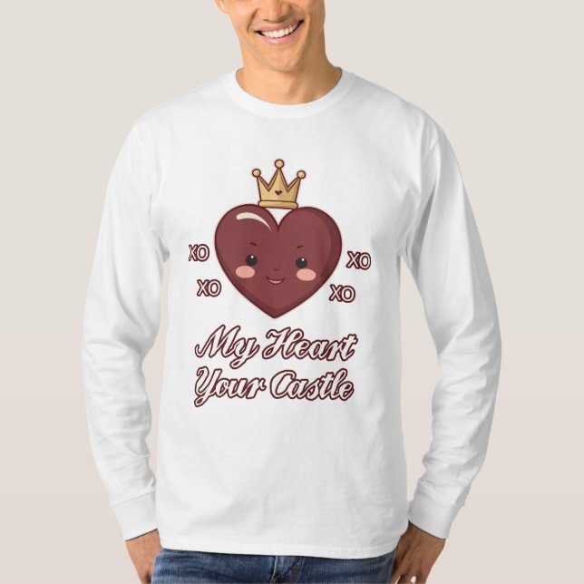 T-shirt Mon cœur, votre château (Devant)