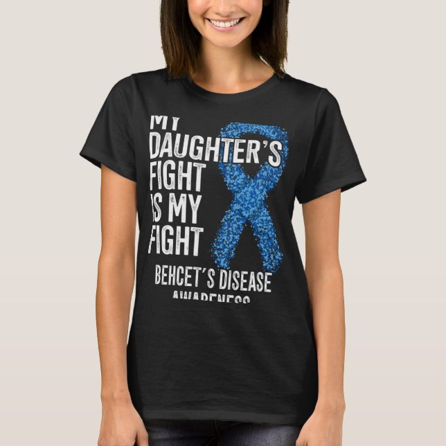 T-shirt Mon combat de fille est mon combat Comportement de (Devant)