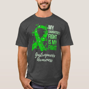 T-shirt Mon Combat De Filles Est Mon Combat Gastroparesis