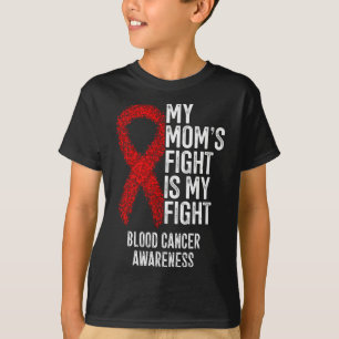 T-shirt Mon combat de maman est ma lutte contre le cancer 