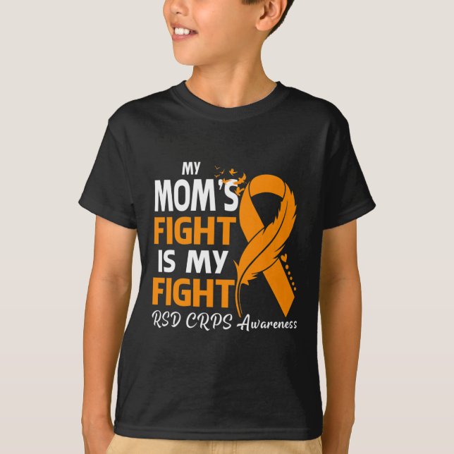 T-shirt Mon combat de maman est mon combat Rsd Crps Feat d (Devant)